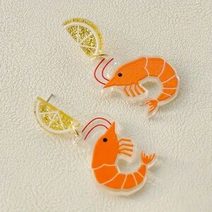 Shrimp Earrings